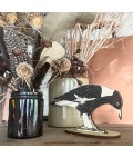 Bridget Farmer | Standing Bird Ornament | Australian Magpie